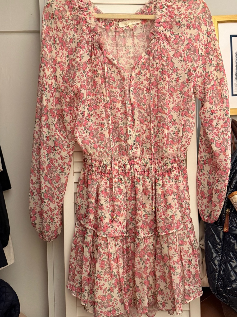 LoveShackFancy Floral Popover Dress